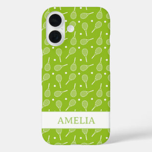 Tennis Ball Pattern iPhone 16 Case