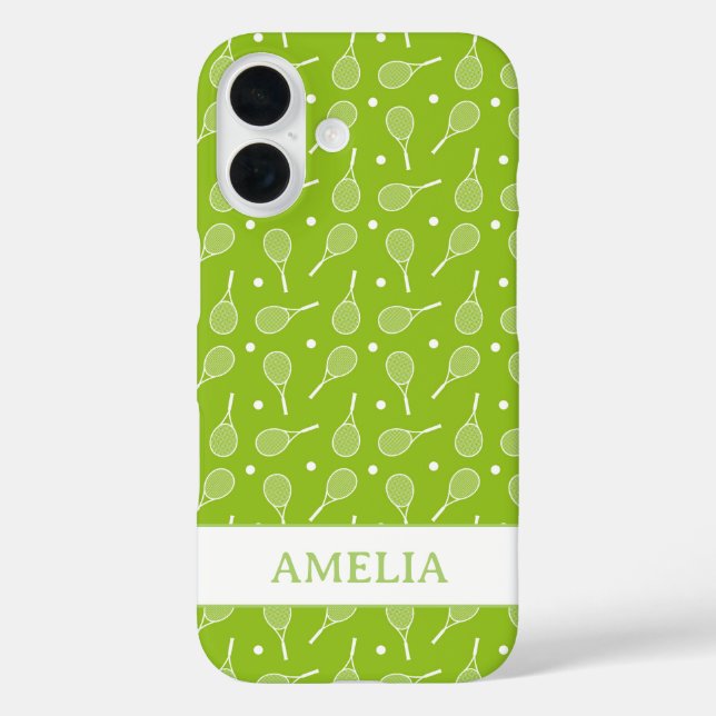 Tennis Ball Pattern Case-Mate iPhone Case (Back)