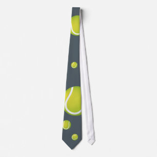 Tennis ball pattern Tie