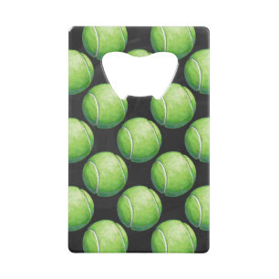 Tennis Ball Patterns Credit Card Bottle Opener
