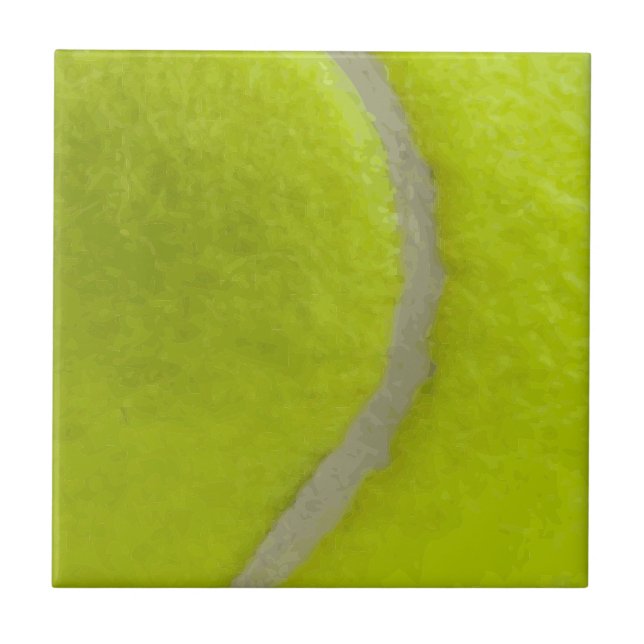 Tennis Ball Print Pattern Background Tile (Front)