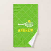 Tennis Ball Racket Custom Name Sport