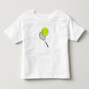 Tennis Ball & Racket Racquet  Toddler T-shirt
