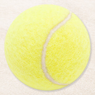 Tennis Ball Round Paper Coaster