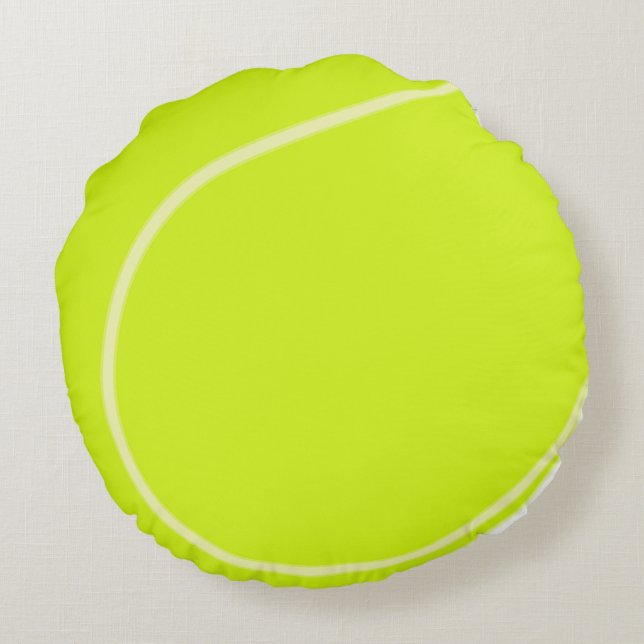 Tennis Ball Round Pillow (Back)