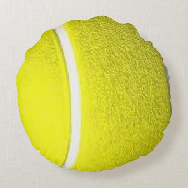 Tennis Ball Round Pillow (Back)