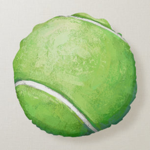 Tennis Ball Round Pillow