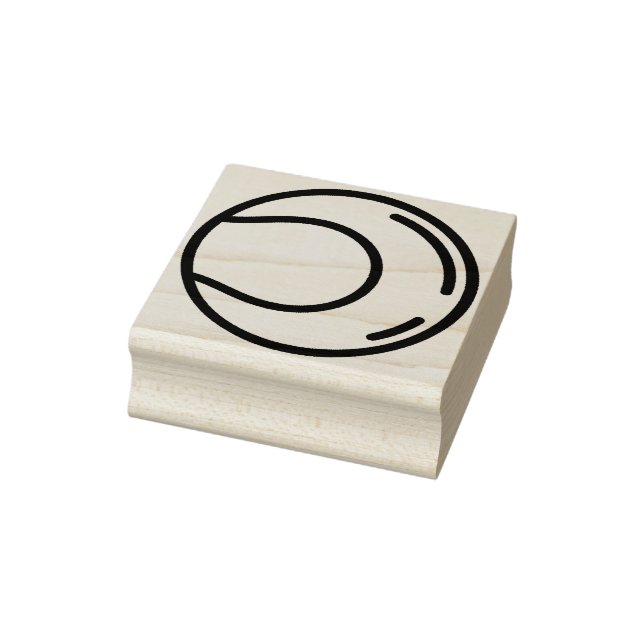 tennis-ball rubber stamp (Stamp)