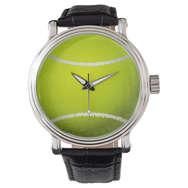 tennis ball sports design watch (Front)