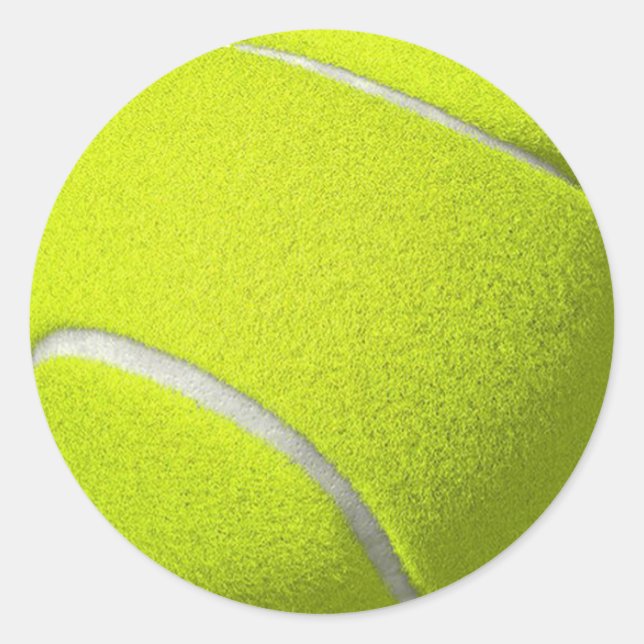 Tennis Ball Stickers (Add Text if You Want) (Front)