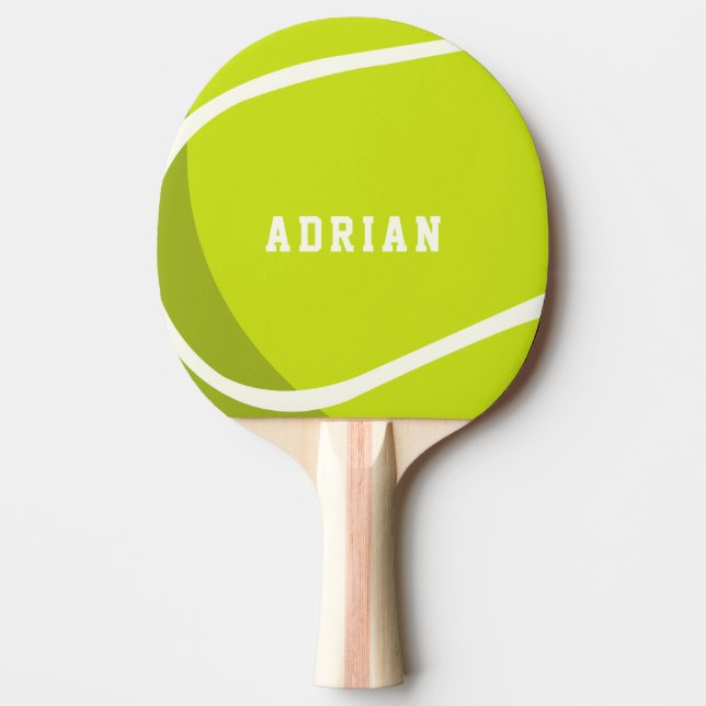 Tennis Ball Table Tennis Ping Pong Paddle (Front)