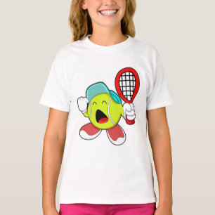 Tennis ball with Tennis racket T-Shirt