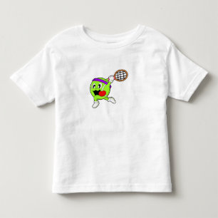 Tennis ball with Tennis racket Toddler T-shirt