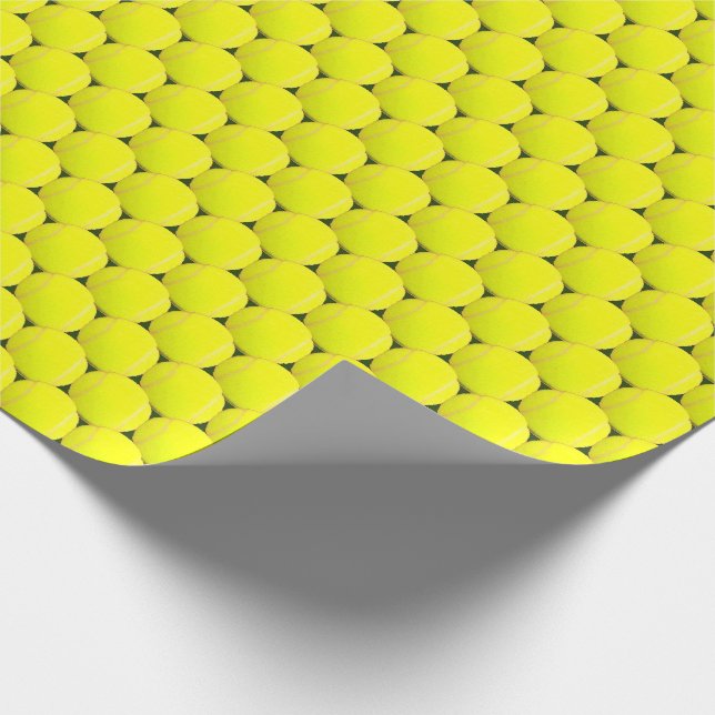 Tennis Ball Wrapping Paper (Corner)