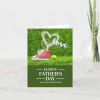 Tennis balls and racket Happy Father's Day