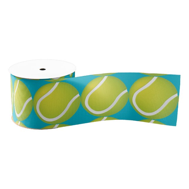 Tennis Balls Grosgrain Ribbon (Spool)