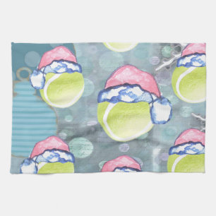 TENNIS BALLS KITCHEN TOWEL