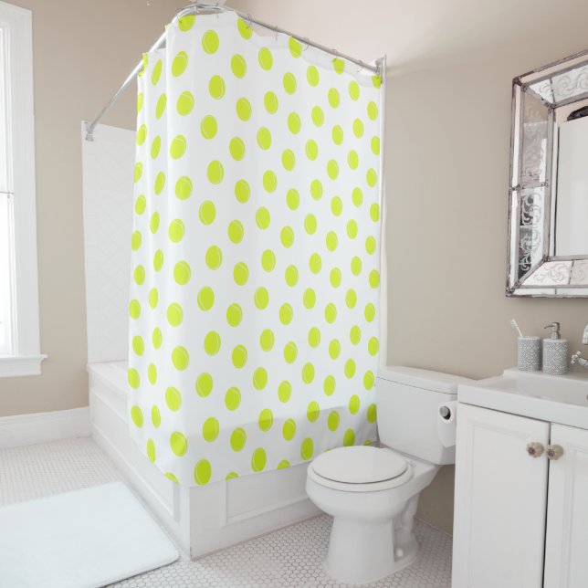 Tennis Balls on White Pattern (In Situ)