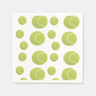 tennis balls pattern napkin