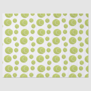 tennis balls pattern tissue paper