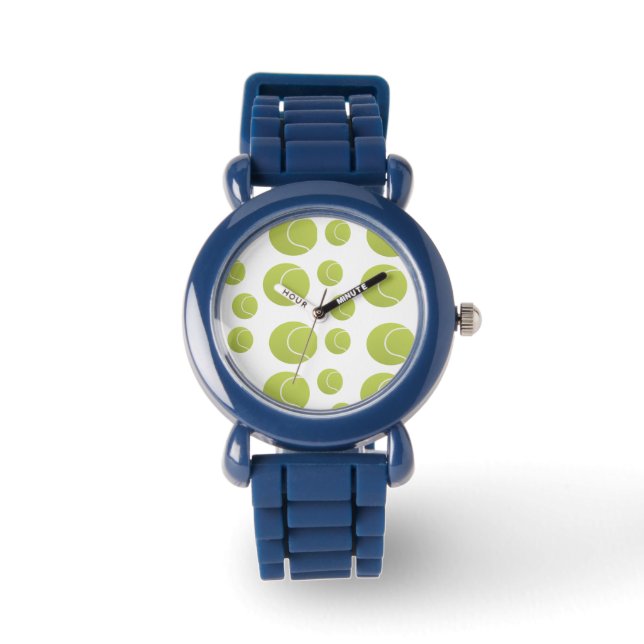 tennis balls pattern watch (Front)