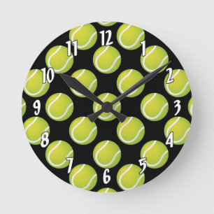 Tennis Balls Round Clock