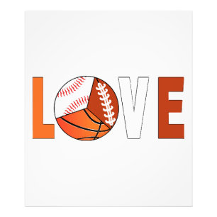 Tennis Basketball Baseball Football Lover Photo Print