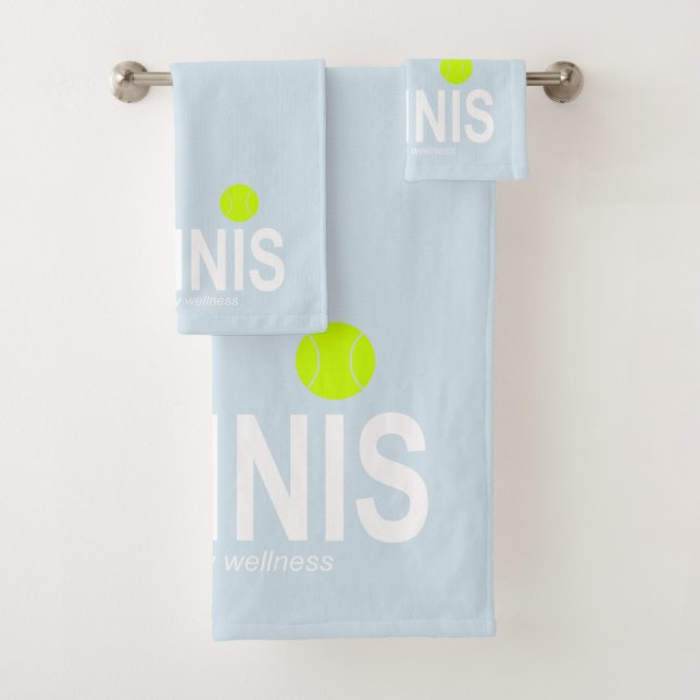 Tennis Bath Towel Set (Insitu)