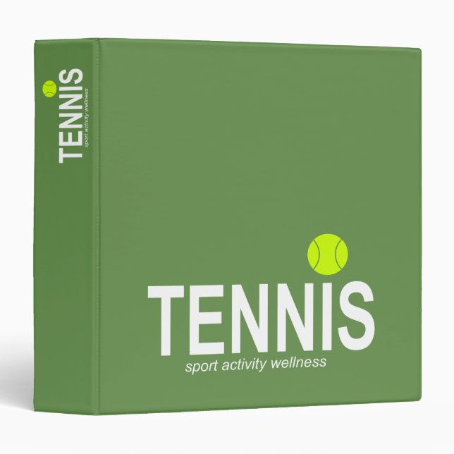 Tennis Binder (Front/Spine)