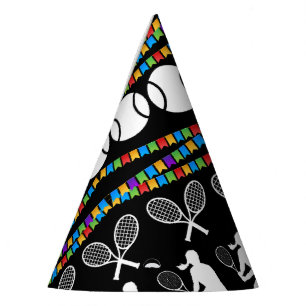 Tennis Birthday, Tennis Girl Player  Party Hat