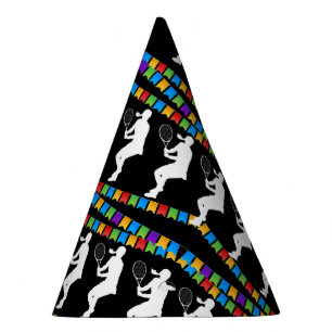 Tennis Birthday, Tennis Girl Player  Party Hat