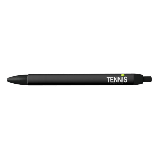 Tennis Black Ink Pen (Front)