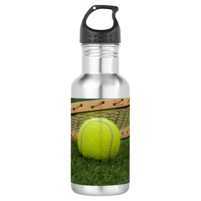 Tennis bouteille d'eau en acier inoxydable (Devant)