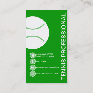TENNIS bubbles Business Card