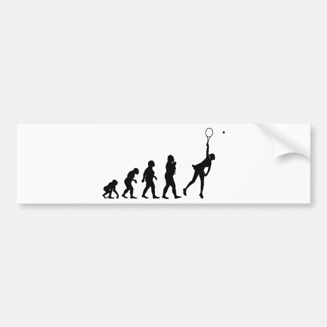 Tennis Bumper Sticker (Front)