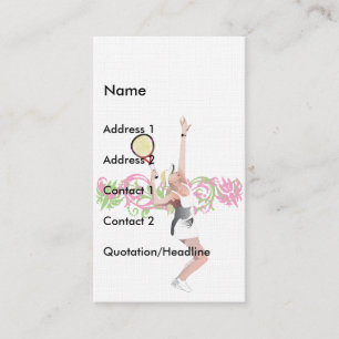 Tennis Business Card