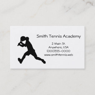 Tennis Business Cards