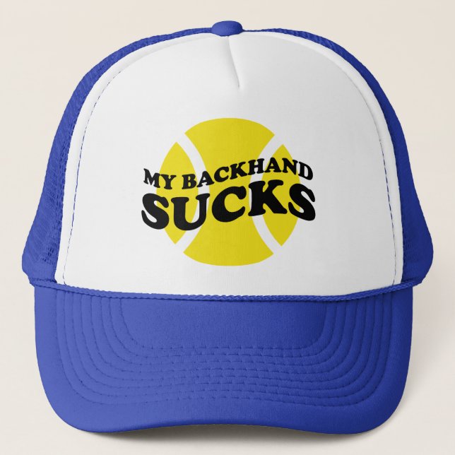 Tennis caps for men, women and - funny slogan (Front)