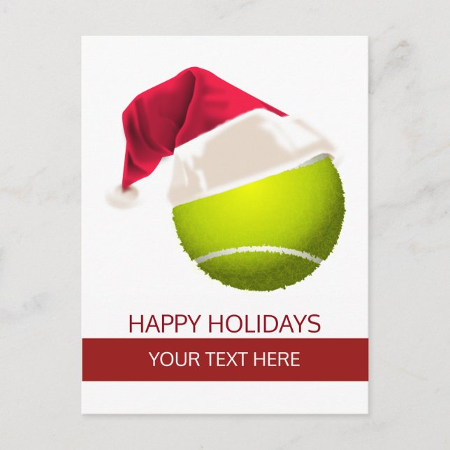 tennis Cartes de voeux vacances cartes postales (Devant)