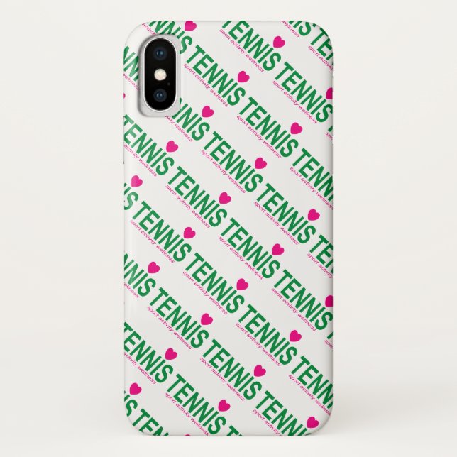 Tennis Case-Mate iPhone Case (Back)