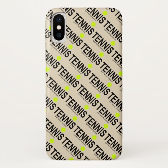 Tennis Case-Mate iPhone Case (Back)
