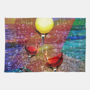 Tennis celebrates in full colour kitchen towel