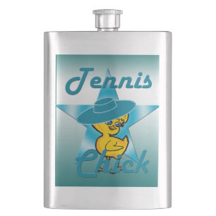 Tennis Chick #7 Hip Flask