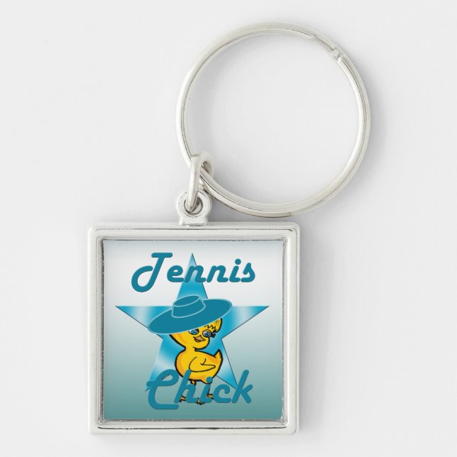 Tennis Chick #7 Keychain (Front)