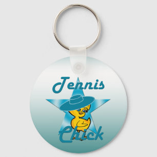 Tennis Chick #7 Keychain