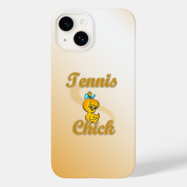Tennis  Chick Case-Mate iPhone Case (Back)