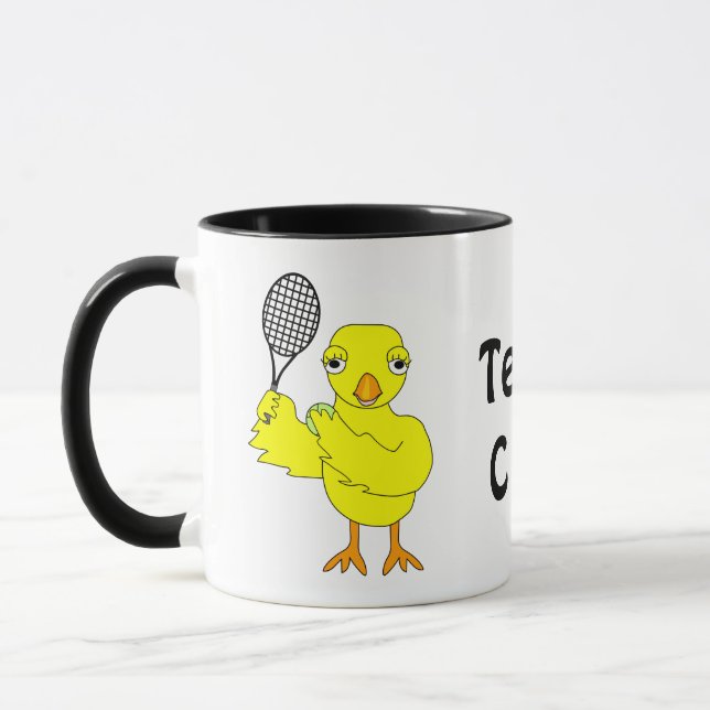 Tennis Chick Mug (Left)