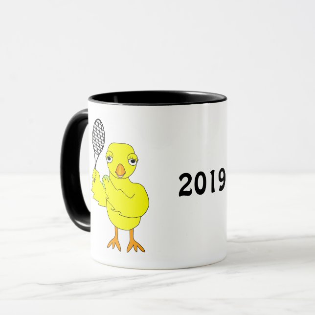 Tennis Chick Mug (Front Left)