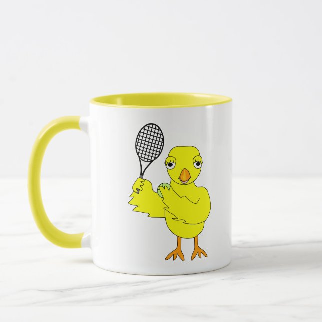 Tennis Chick Mug (Left)