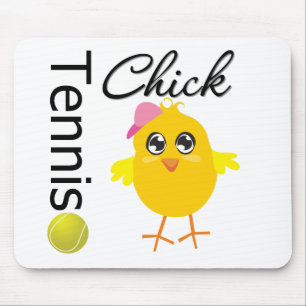 Tennis Chick Player Mouse Pad